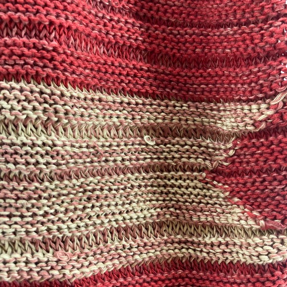 Lauren Ralph Lauren Brown and Red Geometric Sweater - Picture 5 of 7